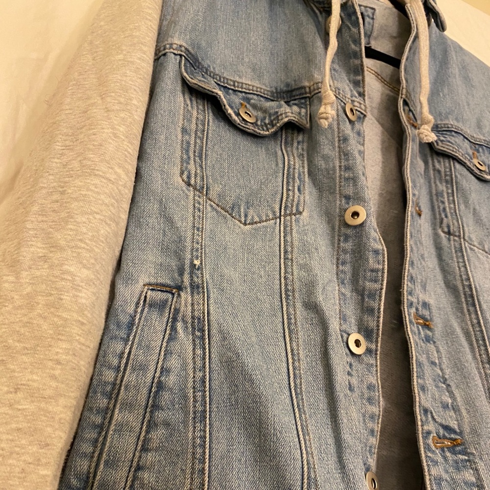 Forever 21 Jean hoodie jacket
